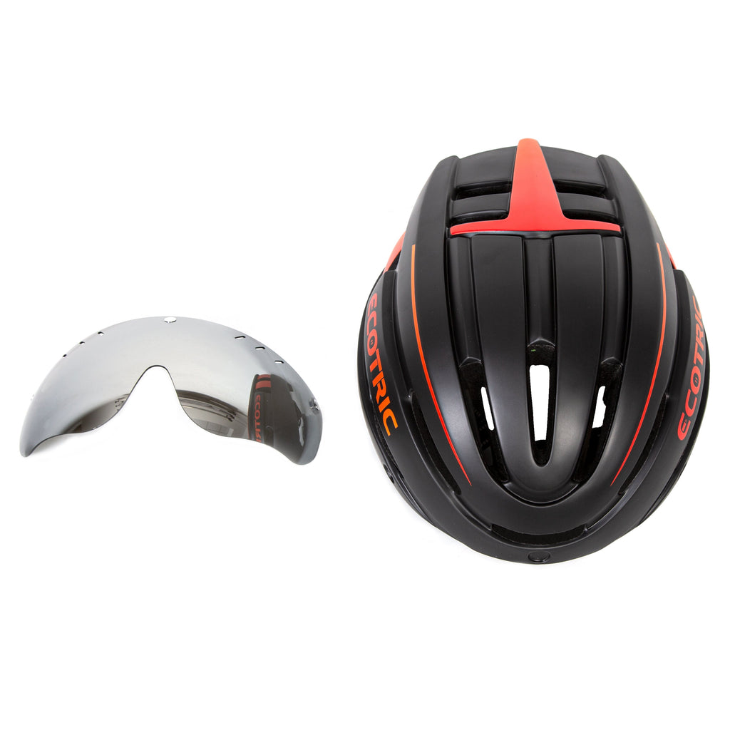 Ecotric Bike Helmet With Visor